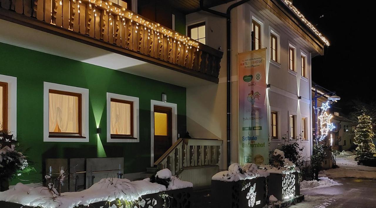 Bio-Bauernhof-Hotel Matlschweiger Lassing  Esterno foto